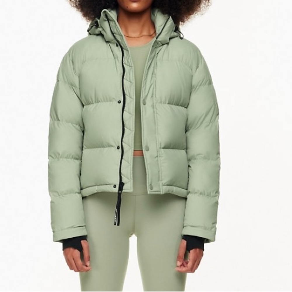 Aritzia Super Puff - Mint Green - Size M